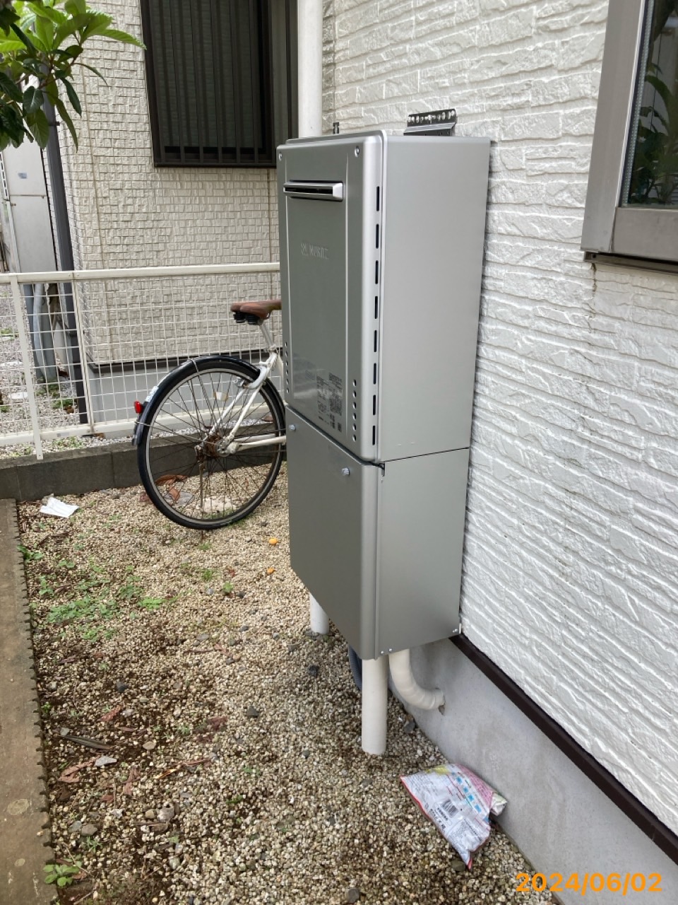 施工後　給湯器