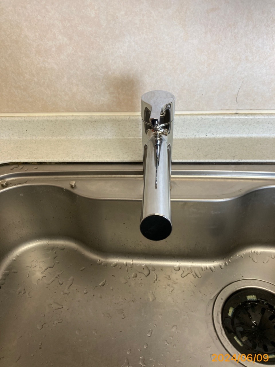 施工後　台所水栓